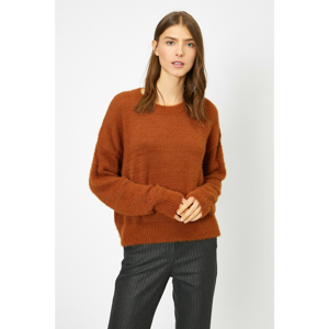 Koton Sweater - Brown - Regular fit