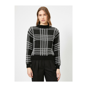 Koton Women's Grey Square Sweater