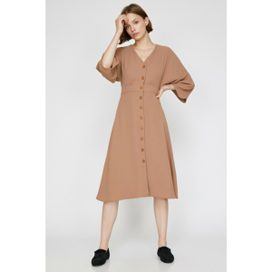 Koton Dress - Brown - Shirt dress