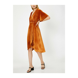 Koton Dress - Orange - Wrapover