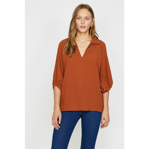 Koton Women's Coffee Blouse