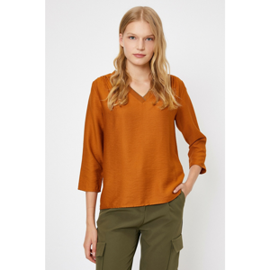 Koton Women's Coffee Blouse