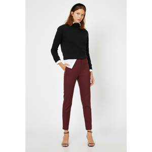 Koton Women's Burgundy Pants