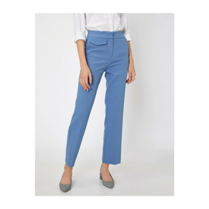 Koton Women's Blue Pocket Detail Pants