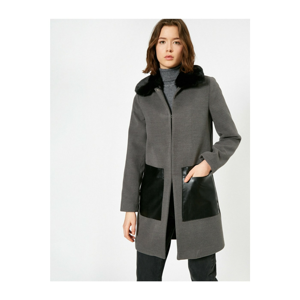 Koton Women's Gray Coat