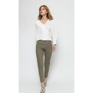 Dámske oblečenie Deni Cler Milano Deni_Cler_Milano_Trousers_W-Dc-5232-0B-Z8-42-1_Olive