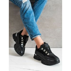 SHELOVET BLACK SNEAKERS