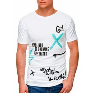 Edoti Men's printed t-shirt S1408