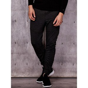Dark gray sweatpants with zip pockets