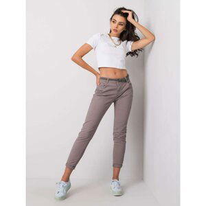 Gray cotton pants