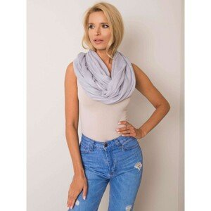 Gray cotton scarf