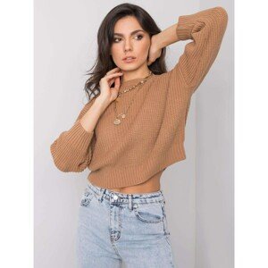 Classic brown sweater Claudette RUE PARIS