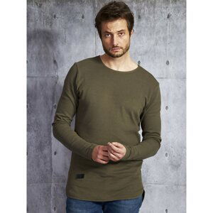 Men's long khaki blouse