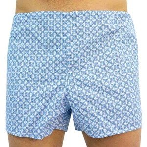 Classic men's shorts Foltýn with blue oversized rings