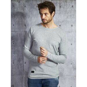 Men's long grey blouse