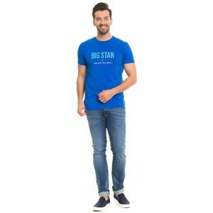 Big Star Man's Shortsleeve T-shirt 150045 Navy Blue-456