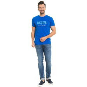 Big Star Man's Shortsleeve T-shirt 150045 Navy Blue-456
