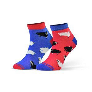 Sesto Senso Unisex's Finest Cotton Ankle Socks Sheep/Rams