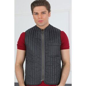 Y8611 DEWBERRY MEN'S VEST-ANTHRACITIS