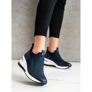 ARTIKER NAVY TEXTILE SNEAKERS