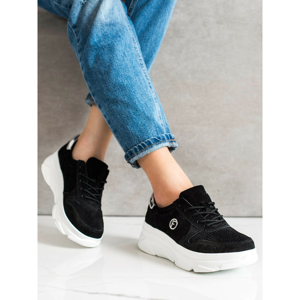FILIPPO LEATHER SNEAKERS ON THE PLATFORM