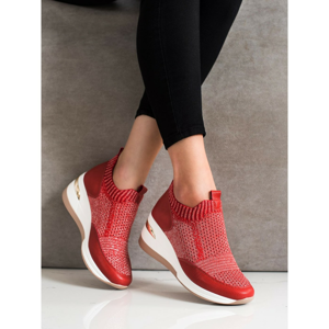 ARTIKER RED TEXTILE SNEAKERS