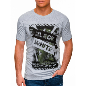 Edoti Men's printed t-shirt S1427