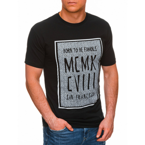 Edoti Men's printed t-shirt S1428