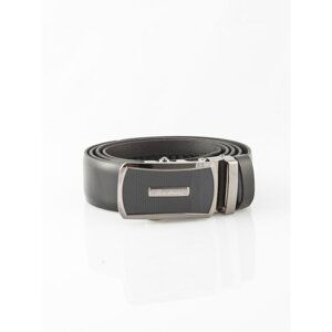 Men´s black leather belt