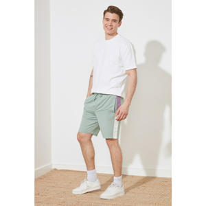 Trendyol Shorts - Green - Normal Waist