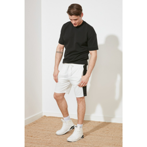 Trendyol Shorts - Ecru - Normal Waist