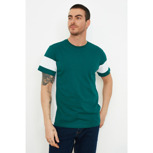 Trendyol Emerald Green Men's Regular Fit Short Sleeve T-Shirt