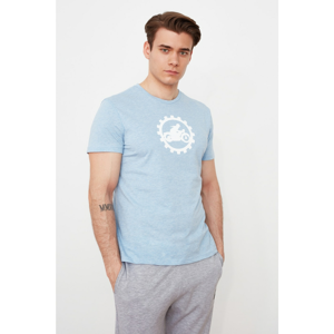 Trendyol Blue Male T-Shirt