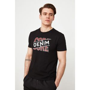 Trendyol Black Male T-Shirt