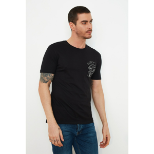 Trendyol Black Male Slim Fit T-Shirt