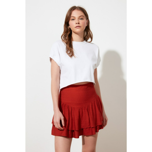 Trendyol Cinnamon Flywheel Skirt