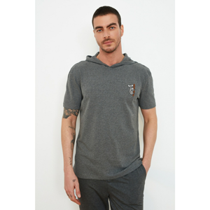 Trendyol Anthracite Men's T-Shirt