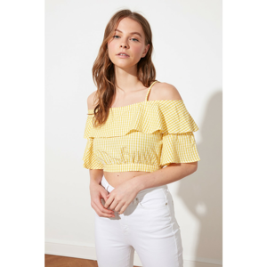 Trendyol Yellow Strap Blouse