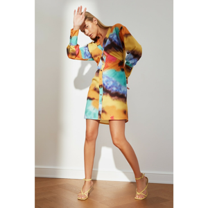 Trendyol Multicolor Patterned Shirt Dress