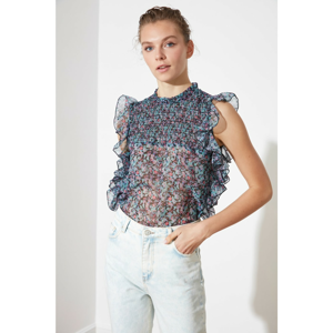 Trendyol Multicolor Flywheel Blouse