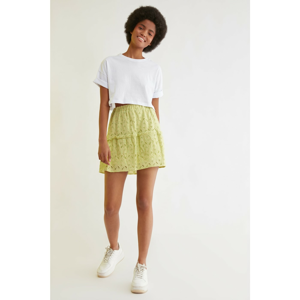 Trendyol Green Brode Skirt
