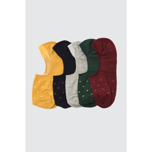 Trendyol MulticolorEd Men's 5 Pack Suba Loafer Socks