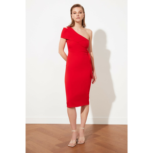 Trendyol Red Sleeve Detail Dress