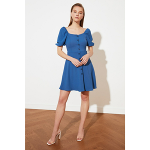 Trendyol Indigo Buttoned Dress