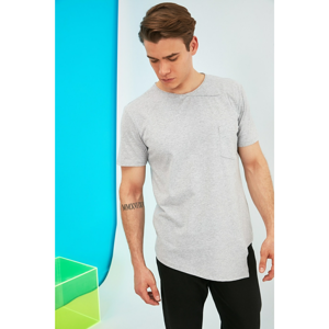 Trendyol Grey Male T-Shirt