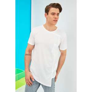 Trendyol White Male T-Shirt