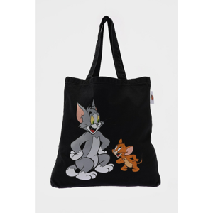 Trendyol Black Tom & Jerry Licensed Printed Denim Shoulder Bag