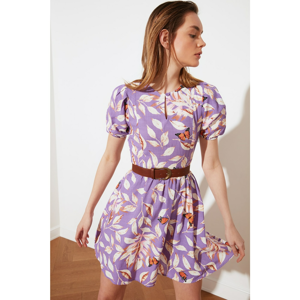 Trendyol Purple Belt Dress