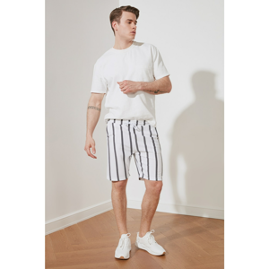 Trendyol White Male Regular Fit Shorts & Bermuda