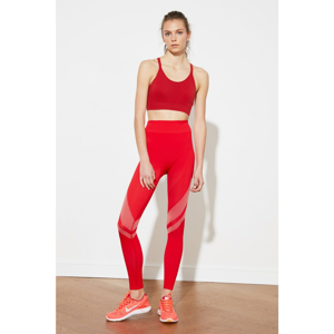 Trendyol Red Seamless Melancholy Detail Sports Sports Tights
